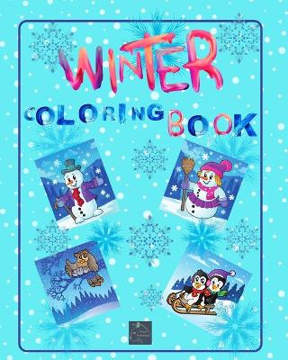 Book cover for Winter Coloring Book