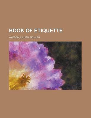 Book cover for Book of Etiquette