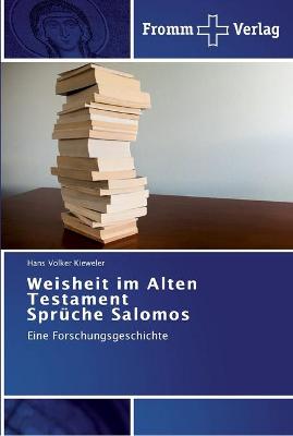 Book cover for Weisheit im Alten Testament Spruche Salomos