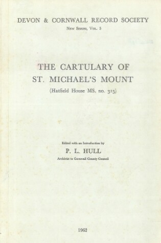 Cover of The Cartulary of St Michael's Mount