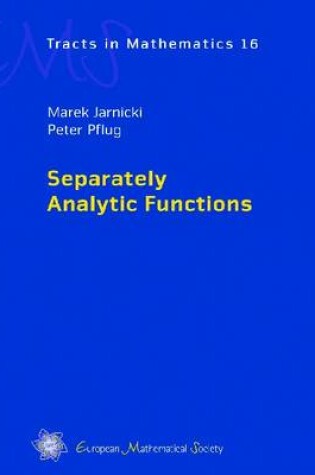 Cover of Separately Analytic Functions