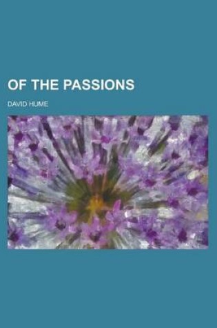 Cover of Of the Passions