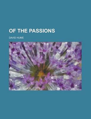 Book cover for Of the Passions