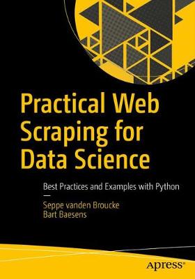 Book cover for Practical Web Scraping for Data Science