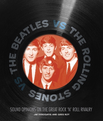 Book cover for The Beatles vs. the Rolling Stones