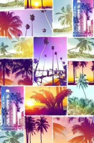 Cover of Miami Beach Tropical Collage Seamless Pattern