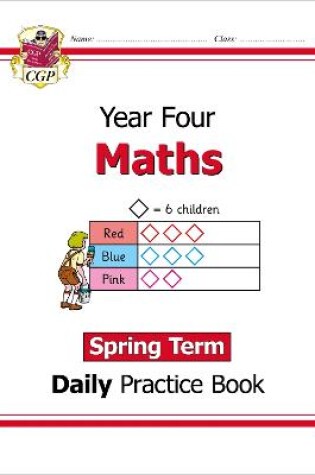 Cover of KS2 Maths Year 4 Daily Practice Book: Spring Term