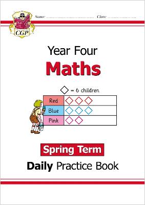 Book cover for KS2 Maths Year 4 Daily Practice Book: Spring Term