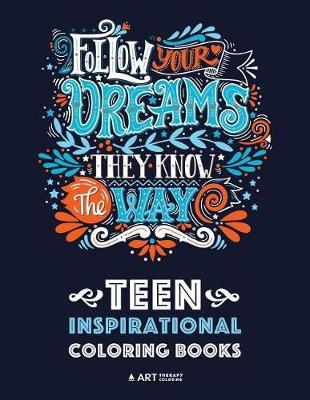 Book cover for Teen Inspirational Coloring Books