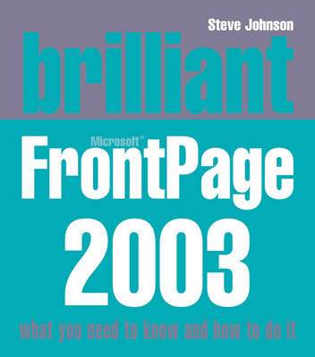Book cover for Brilliant Frontpage 2003