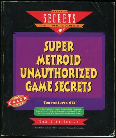 Cover of Super Metroid Unauthorised Game Secrets