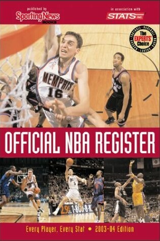 Cover of Official NBA Register