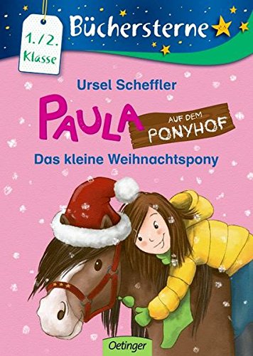 Book cover for Paula auf dem Ponyhof. Das kleine Weihnachtspony