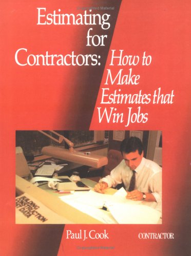 Cover of Estimating for Contractors