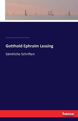 Book cover for Gotthold Ephraim Lessing