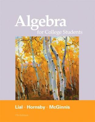 Book cover for Algebra for College Students (Subscription)