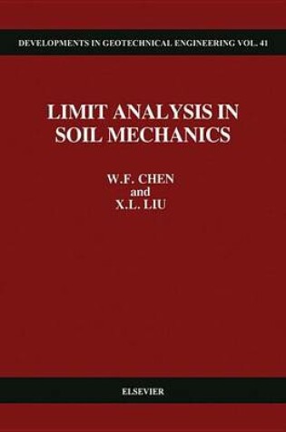 Cover of Limit Analysis in Soil Mechanics