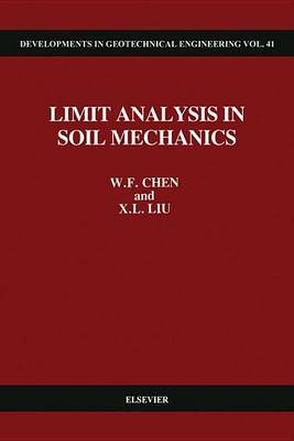 Book cover for Limit Analysis in Soil Mechanics