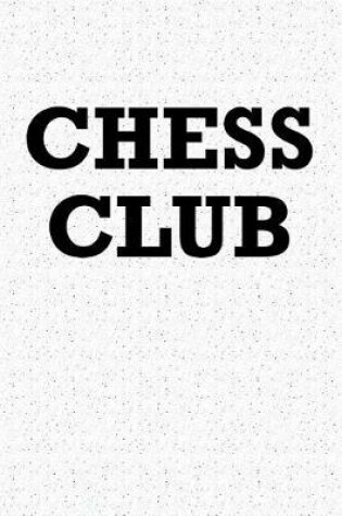 Cover of Chess Club