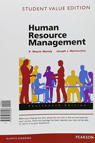 Cover of Human Resource Management, Student Value Edition