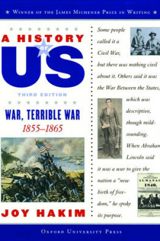 Cover of War Terrible War 1855-1865 Book Six Third Edition a History