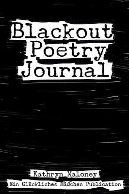 Cover of Blackout Poetry Journal