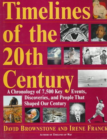 Book cover for Timelines of the Twentieth Century