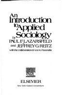 Book cover for An Introduction to Applied Sociology