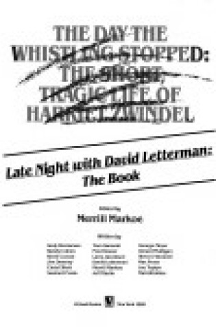 Cover of Late Night with David Letterman