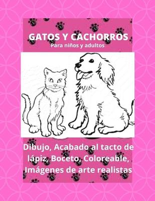 Book cover for GATOS Y CACHORROS - Para ninos y adultos