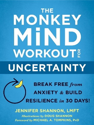 Book cover for The Monkey Mind Workout for Uncertainty