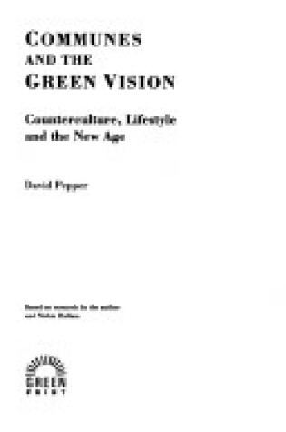 Cover of Communes and the Green Vision