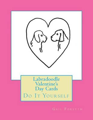 Book cover for Labradoodle Valentine's Day Cards