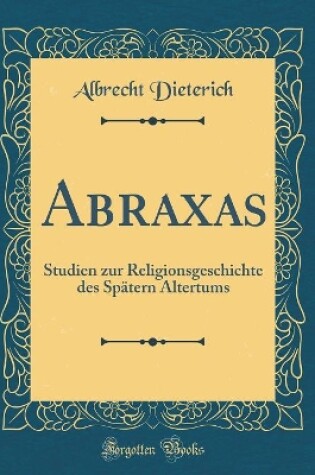 Cover of Abraxas