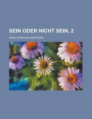 Book cover for Sein Oder Nicht Sein, 2