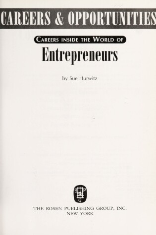 Cover of Careers inside the World of Entrepreneurs