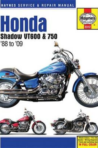 Cover of Honda Shadow VT600 & 750 Motorcycle Repair Manual