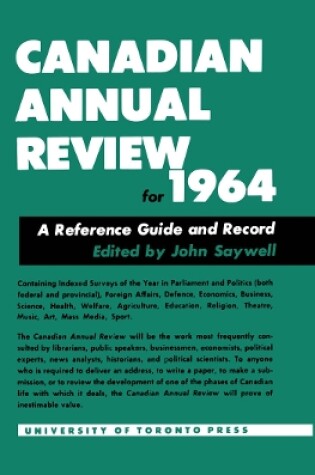 Cover of Cdn Annual Review 1964