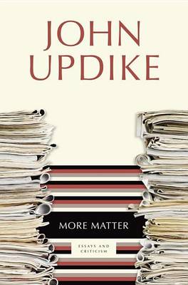 Book cover for More Matter