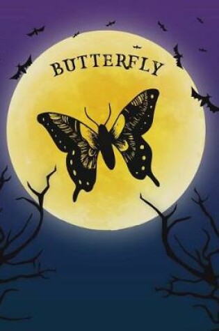 Cover of Butterfly Notebook Halloween Journal