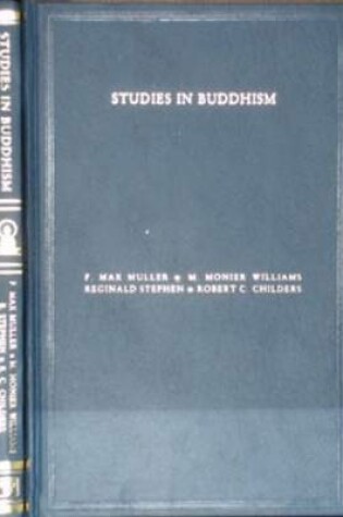 Cover of Studies in Buddhism