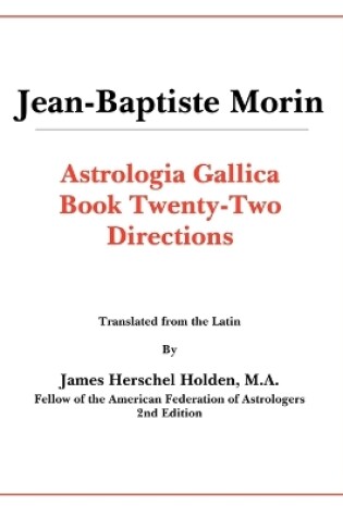 Cover of Astrologia Gallica Book 22