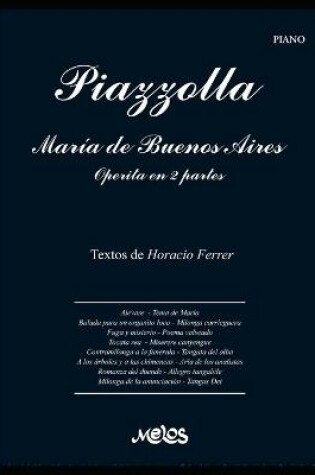 Cover of Maria de Buenos Aires - Operita en 2 partes