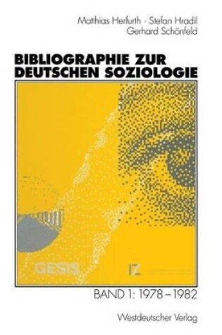 Cover of Bibliographie Zur Deutschen Soziologie