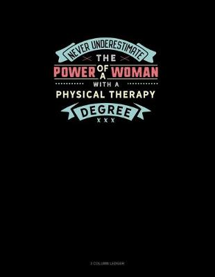 Cover of Never Underestimate The Power Of A Woman With A Physical Therapy Degree