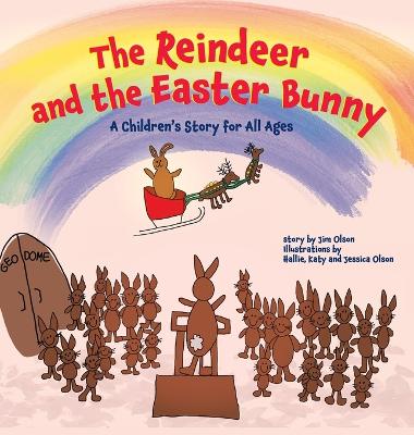 Book cover for The Reindeer and the Easter Bunny