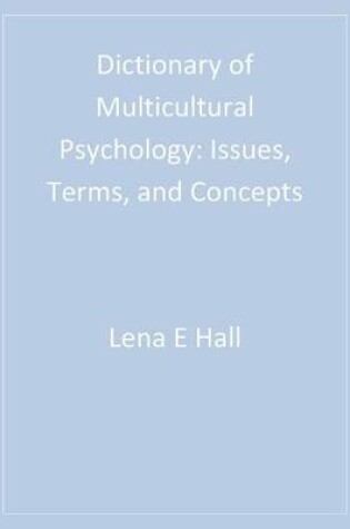 Cover of Dictionary of Multicultural Psychology