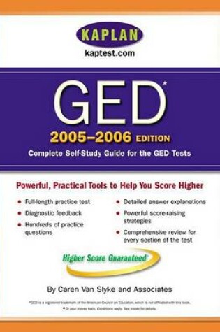 Cover of Kaplan GED 2005-2006
