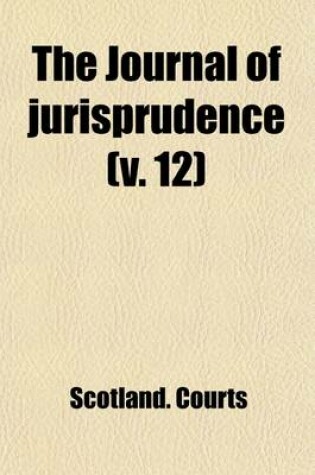 Cover of The Journal of Jurisprudence (Volume 12)