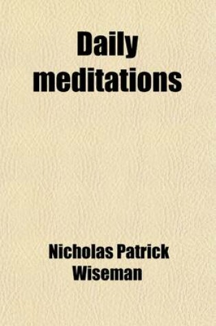 Cover of Daily Meditations